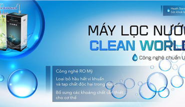 Máy lọc nước RO CLEAN WORLD chất lượng cao: Giải pháp hoàn hảo cho sự an toàn của gia đình bạn